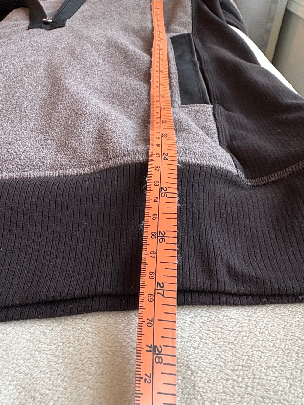 LULULEMON Women's Grey Quarter Zip Fleece Sweater - Picture 16 of 16